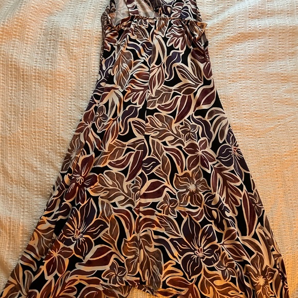 [L] PerSeption Concept Brown Tan Sundress - Picture 4 of 5
